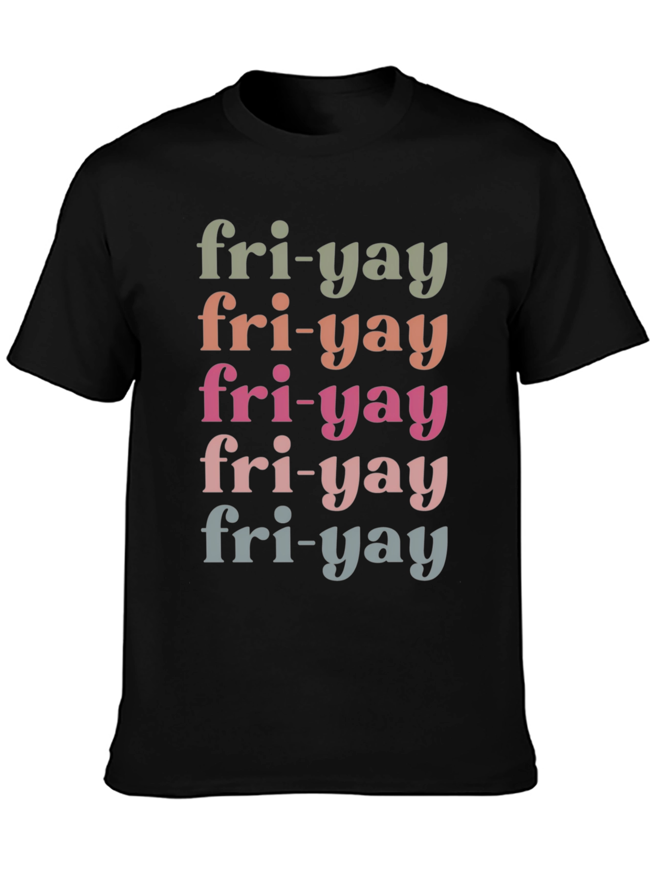 Fri-yay Graphic Tee - Mens Black T-Shirt