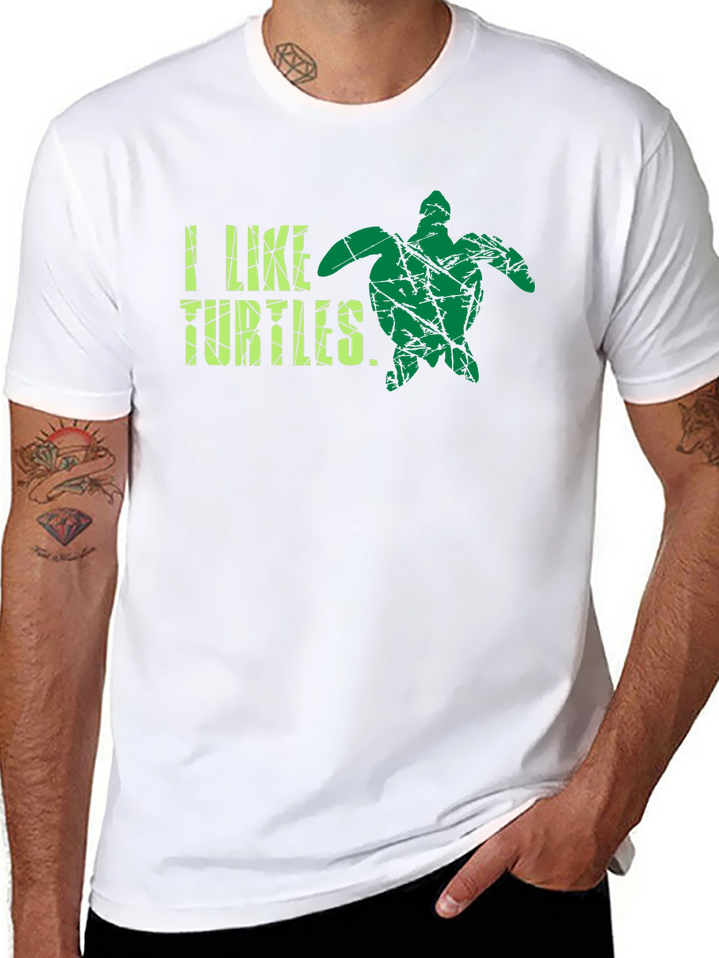 I Like Turtles T-Shirt - Cool Graphic Tee