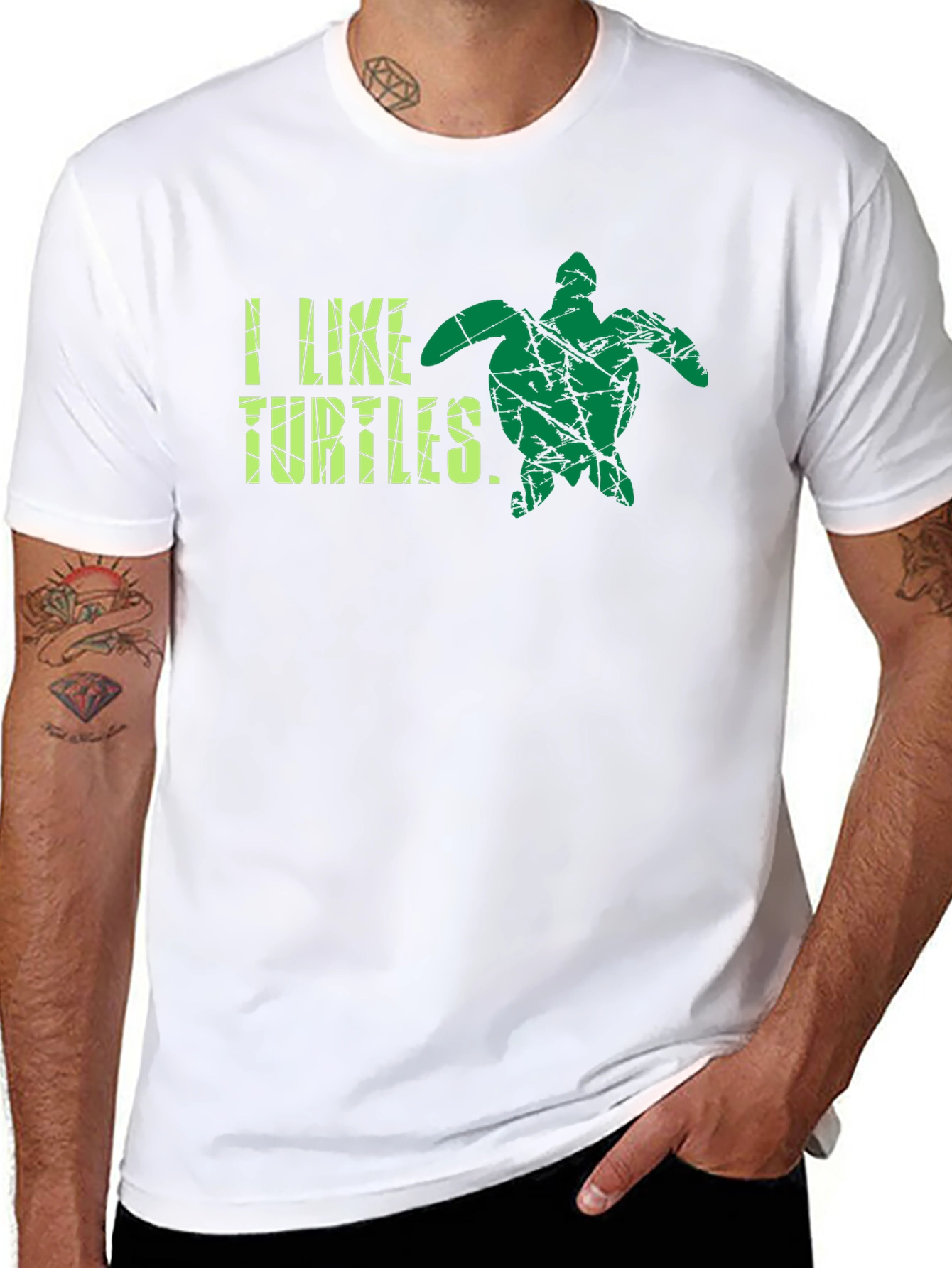 I Like Turtles T-Shirt - Cool Graphic Tee