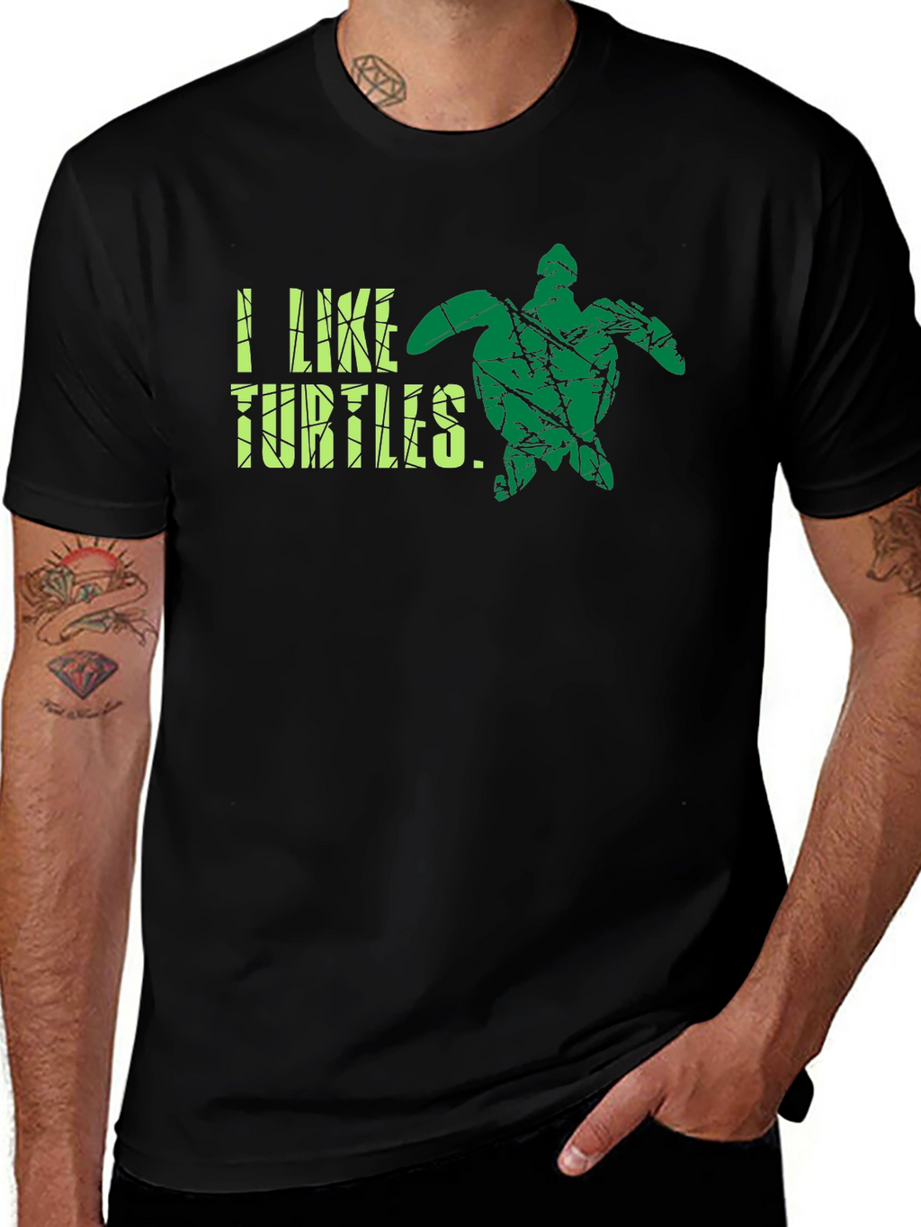I Like Turtles T-Shirt - Cool Graphic Tee
