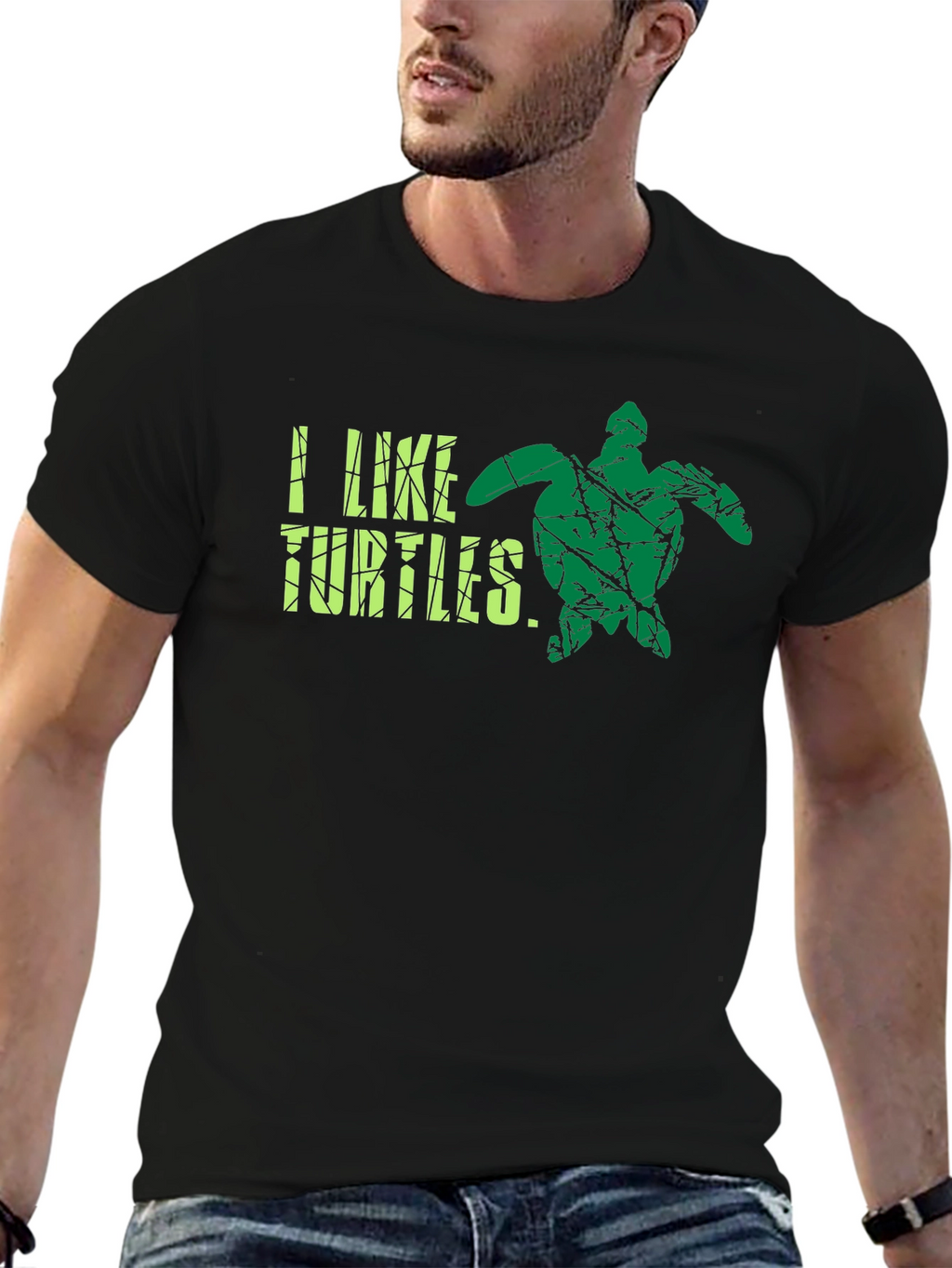 I Like Turtles T-Shirt - Cool Graphic Tee