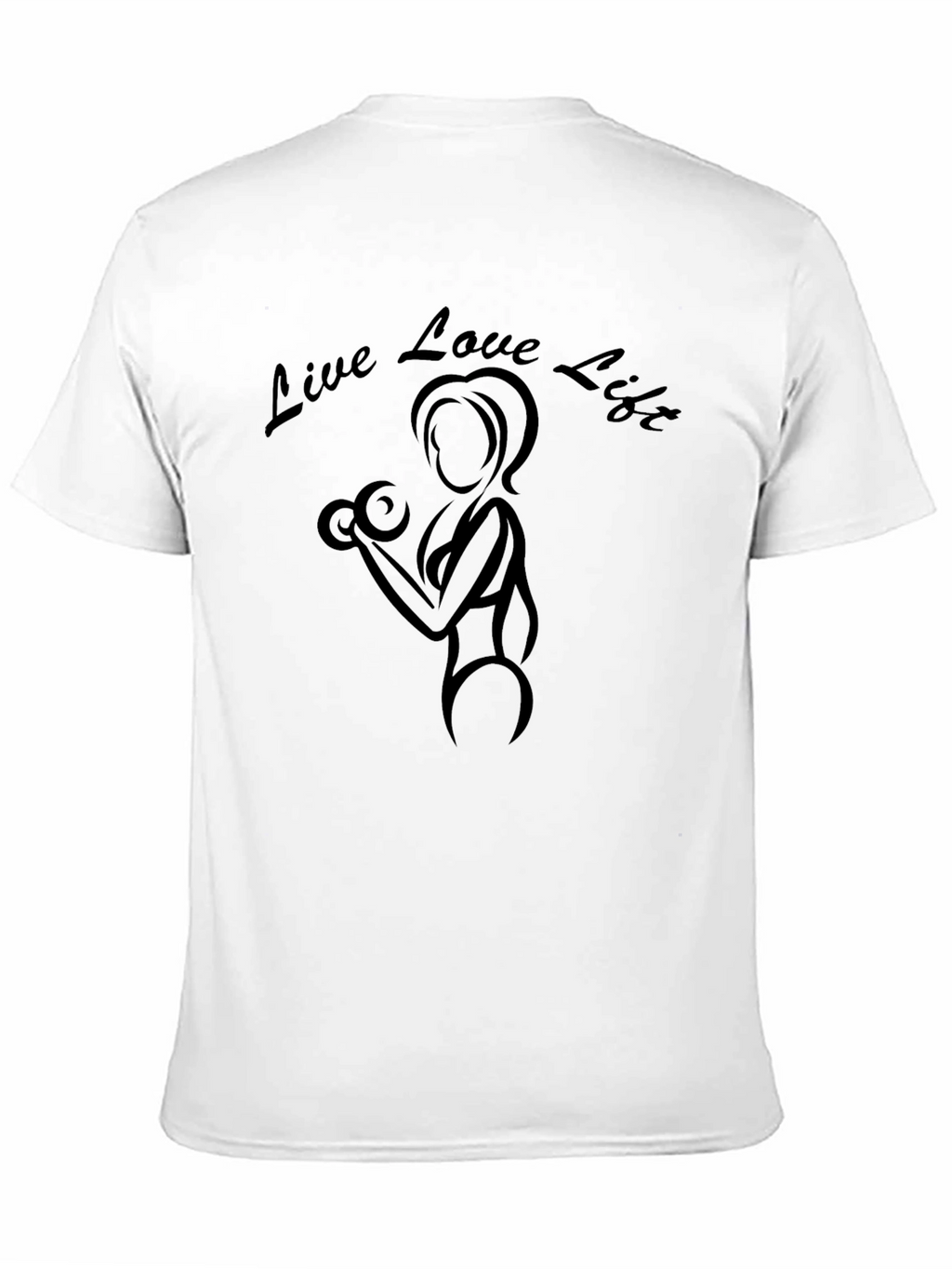 Live Love Lift Black Graphic T-Shirt