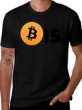 Crypto Education T-Shirt - Bitcoin Design