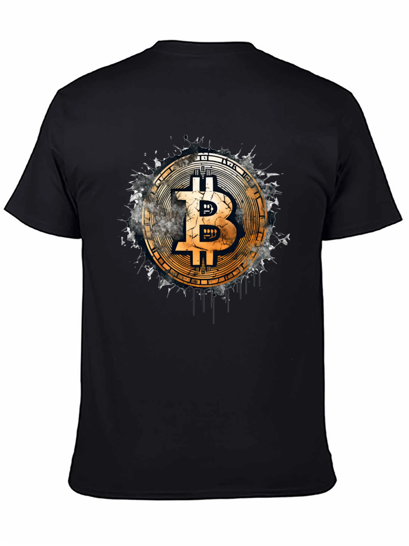 Bitcoin Logo Black T-Shirt