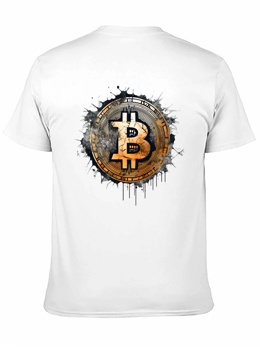 Bitcoin Logo Black T-Shirt