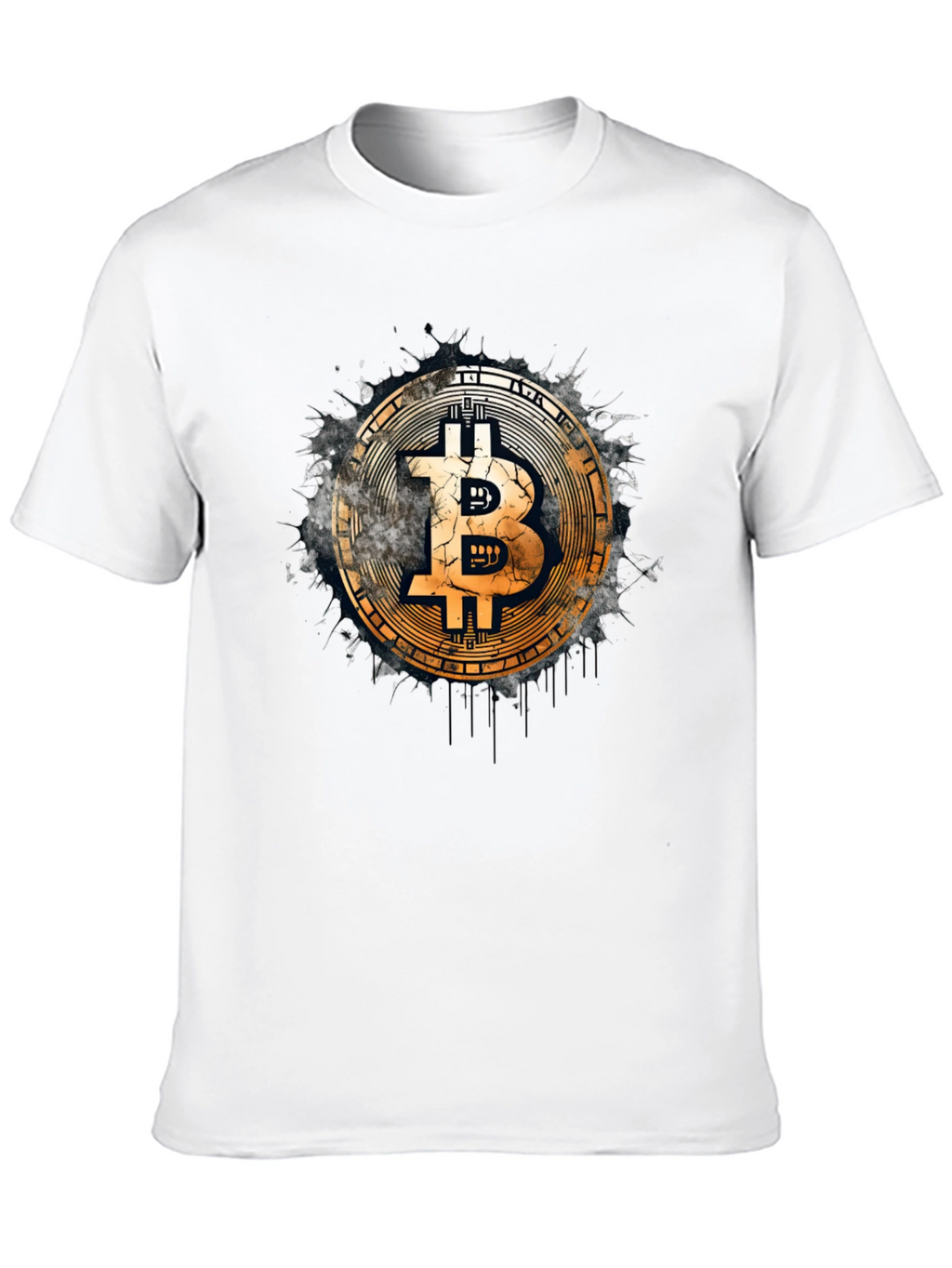 Bitcoin Logo Black T-Shirt