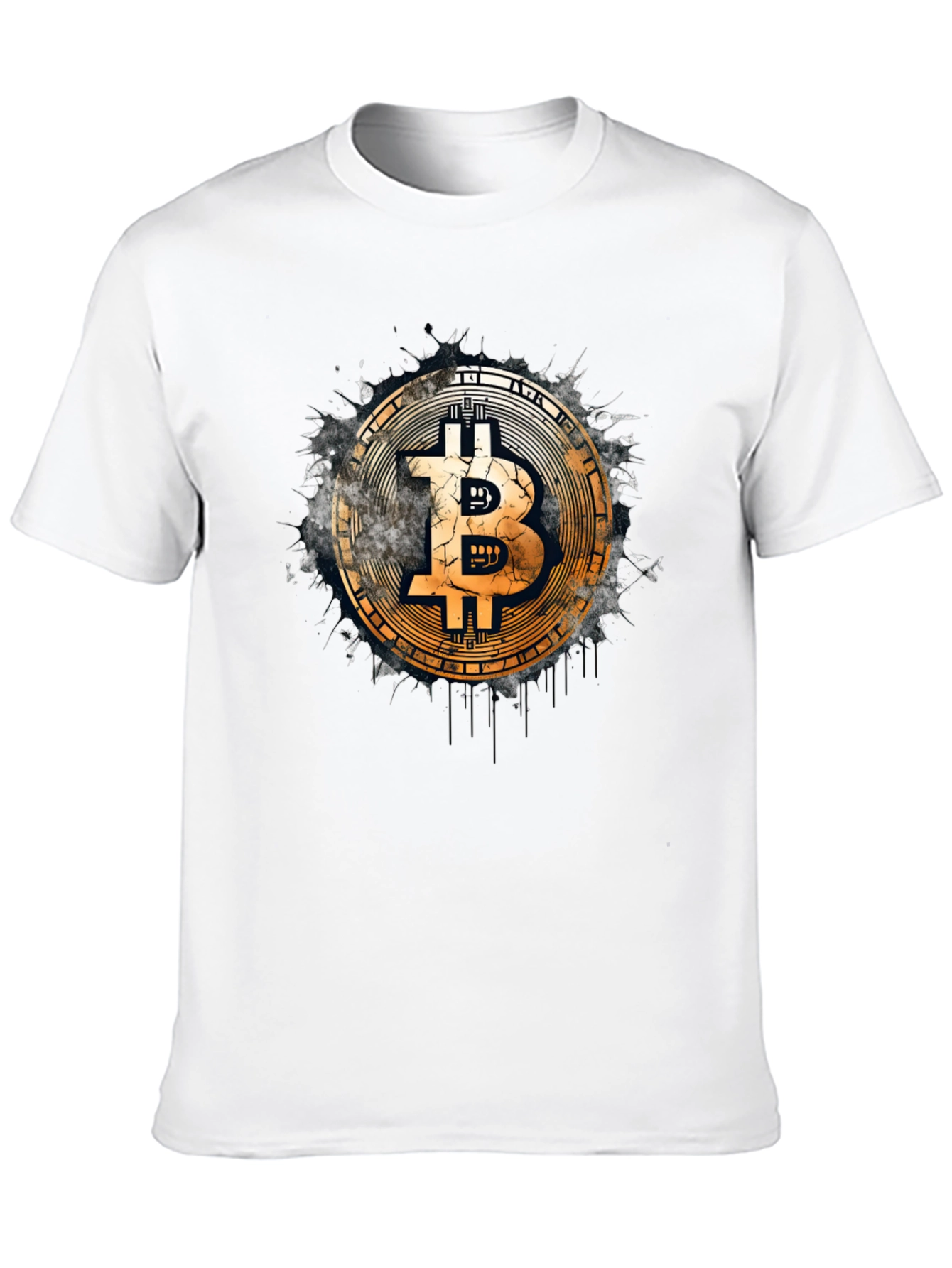 Bitcoin Logo Black T-Shirt