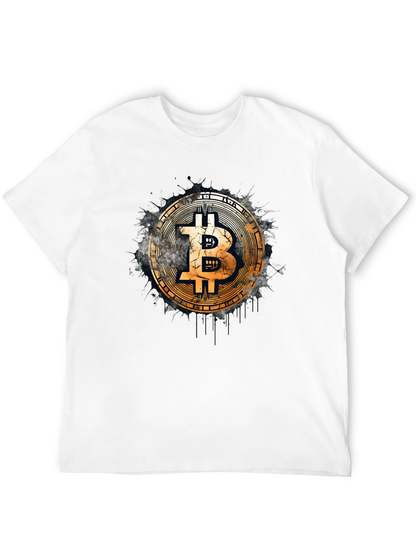 Bitcoin Logo Black T-Shirt