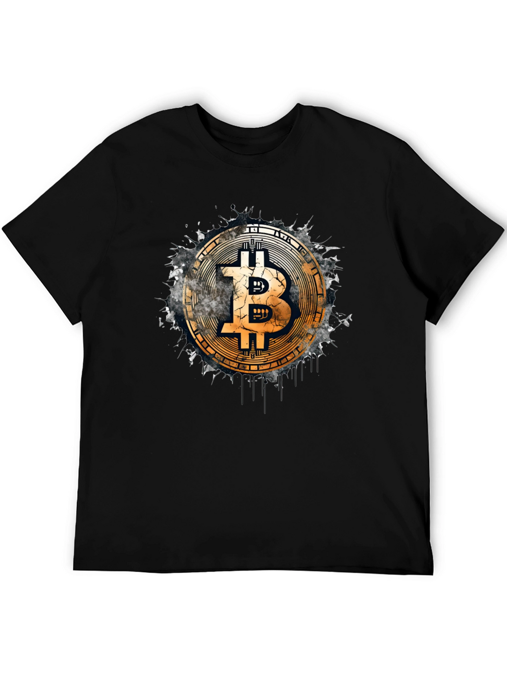 Bitcoin Logo Black T-Shirt
