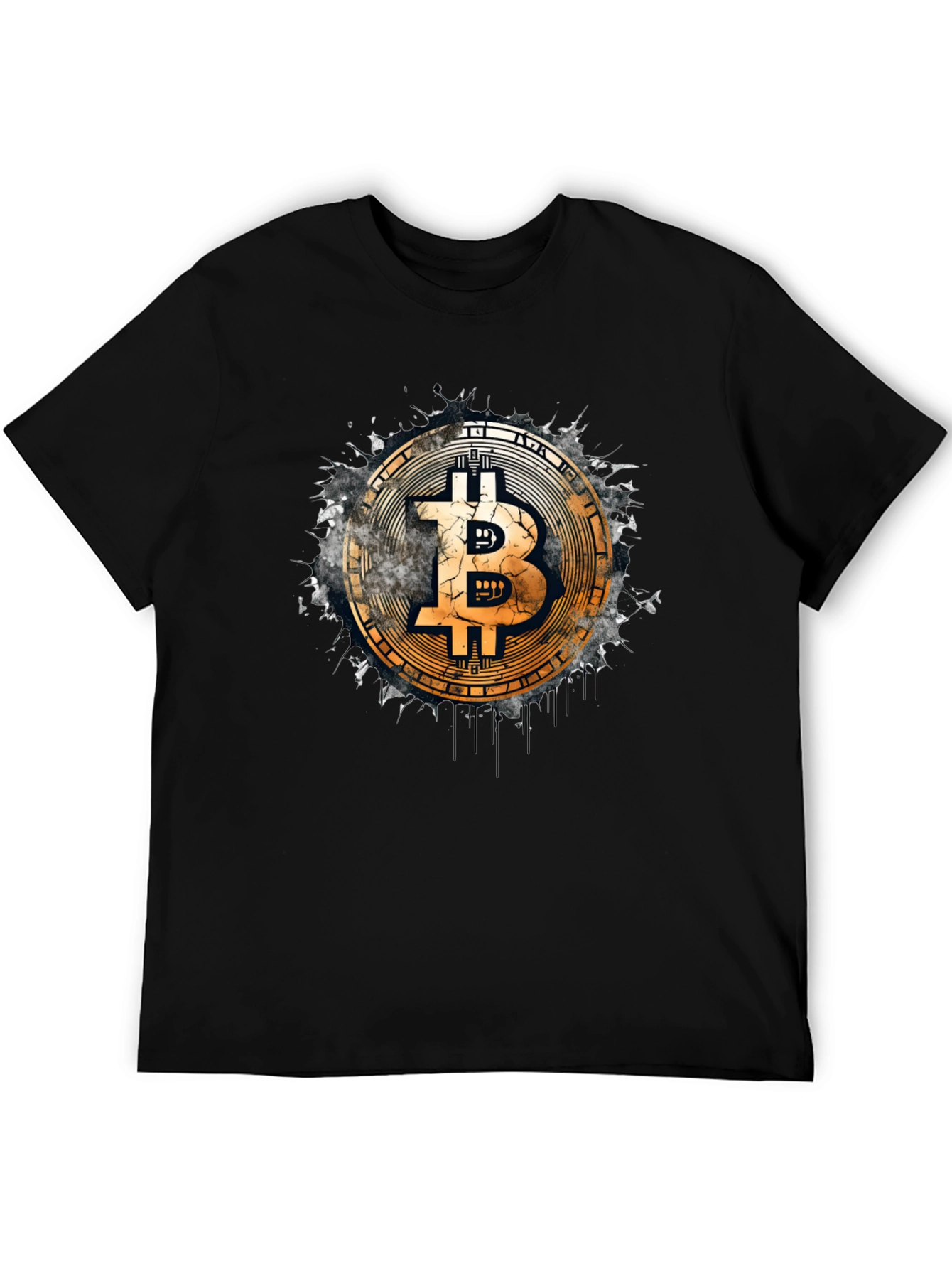 Bitcoin Logo Black T-Shirt