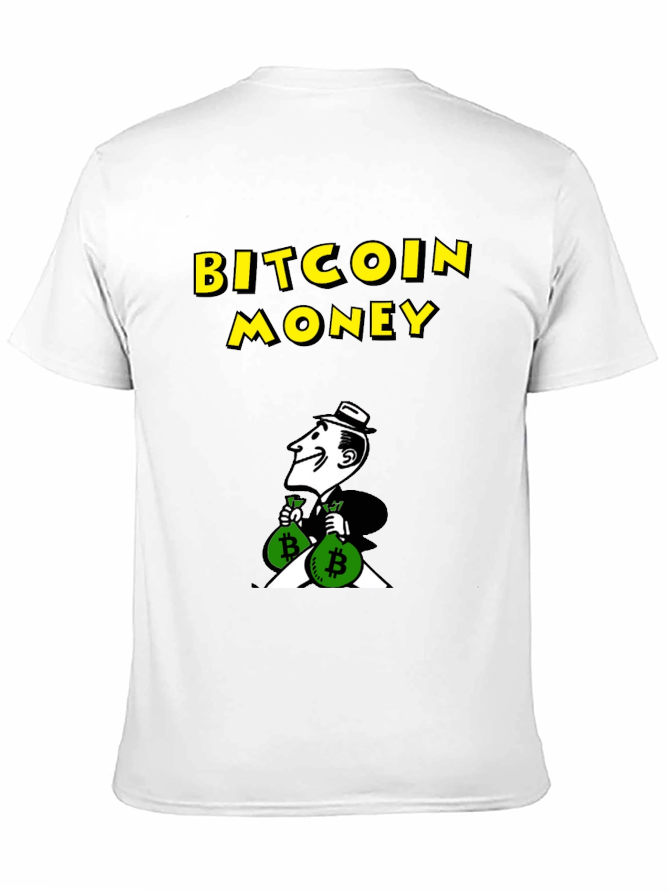 Bitcoin Money Black Graphic Tee