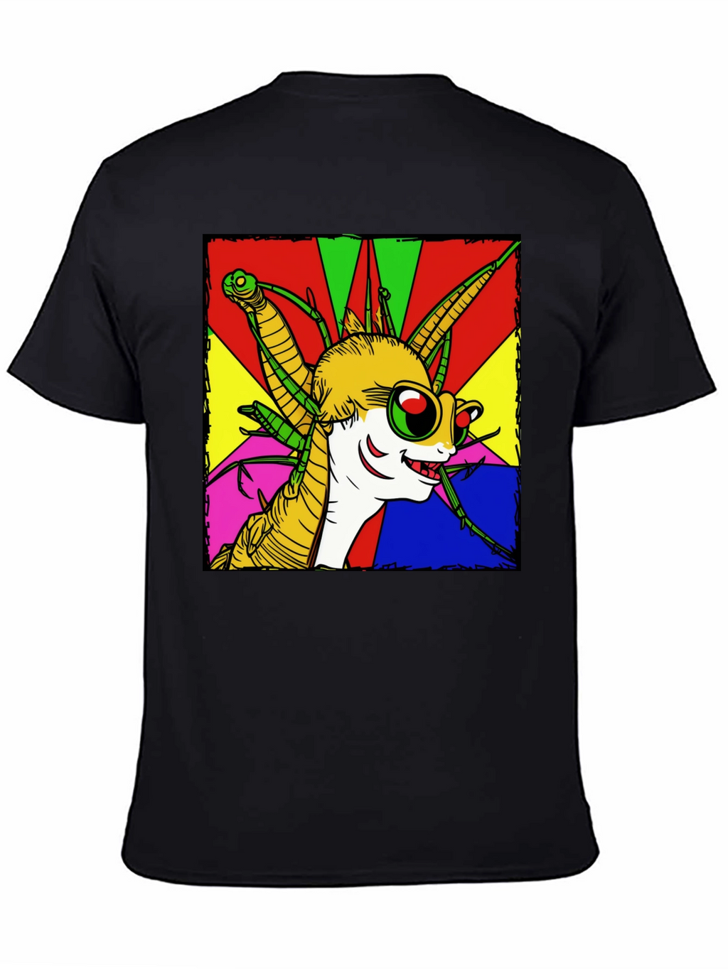 Cartoon Insect Graphic Tee - Quirky Style