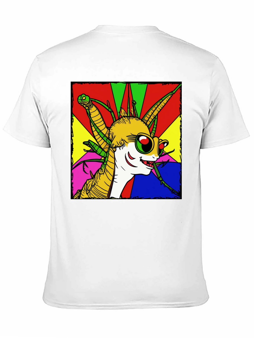 Cartoon Insect Graphic Tee - Quirky Style