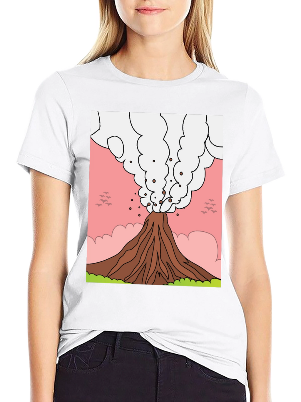 Volcano Graphic T-Shirt - Erupting Style