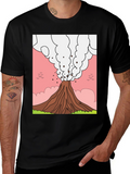 Volcano Graphic T-Shirt - Erupting Style