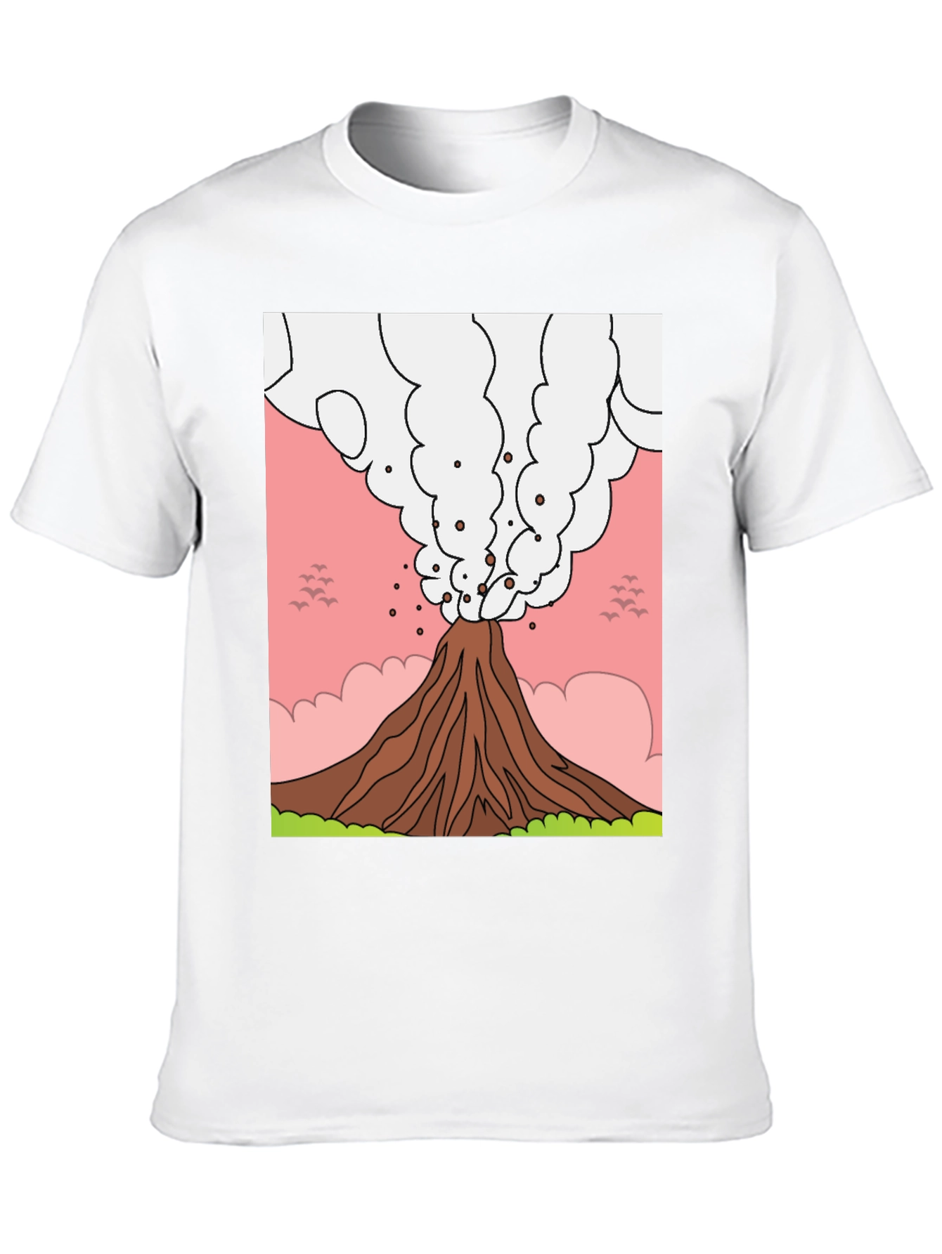 Volcano Graphic T-Shirt - Erupting Style