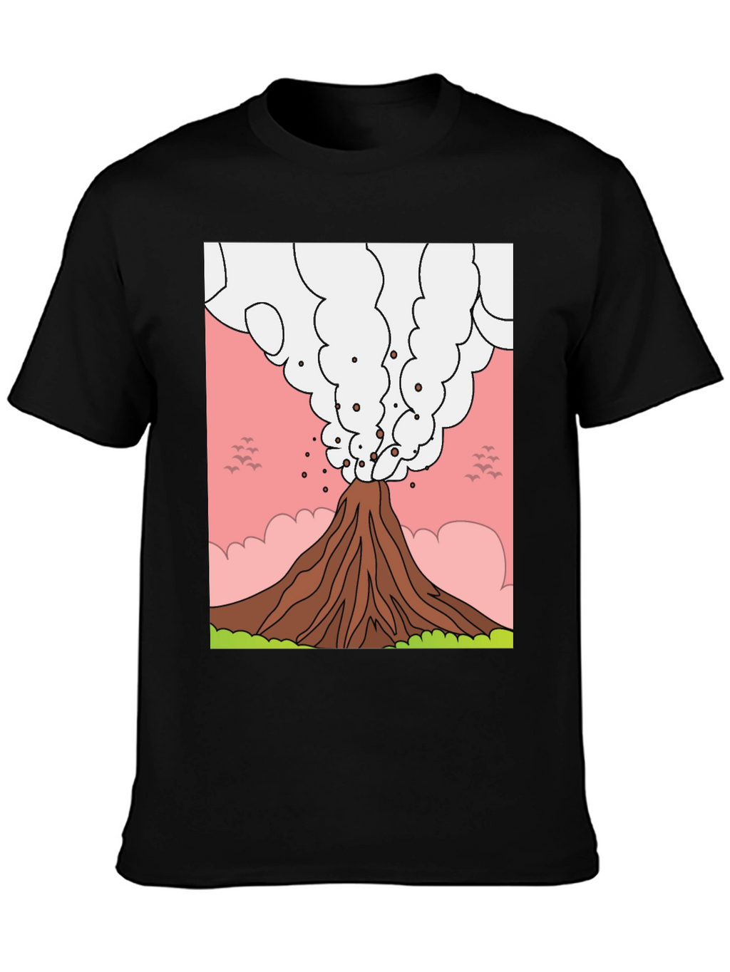 Volcano Graphic T-Shirt - Erupting Style