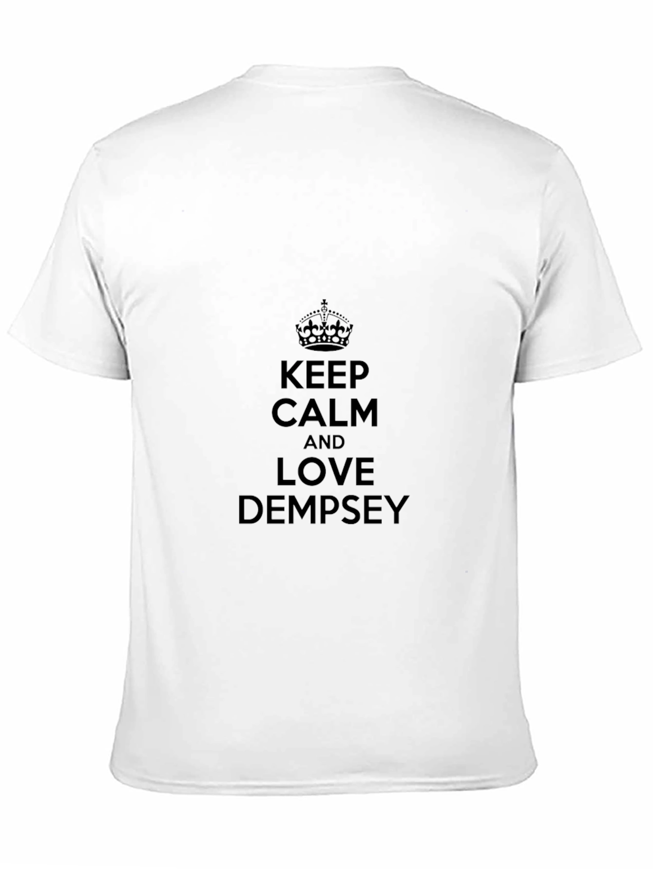Keep Calm and Love Dempsey Black T-Shirt