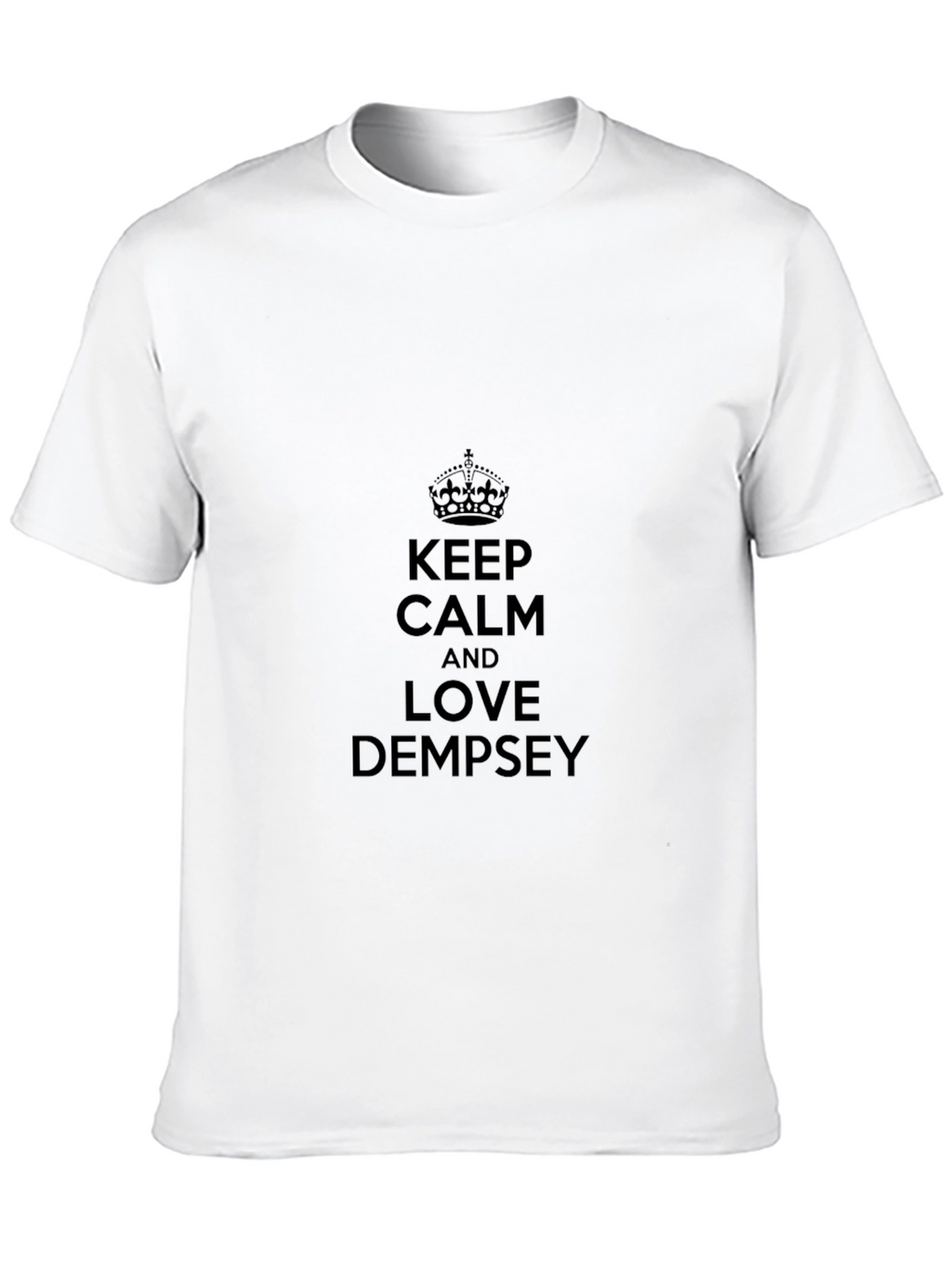 Keep Calm and Love Dempsey Black T-Shirt