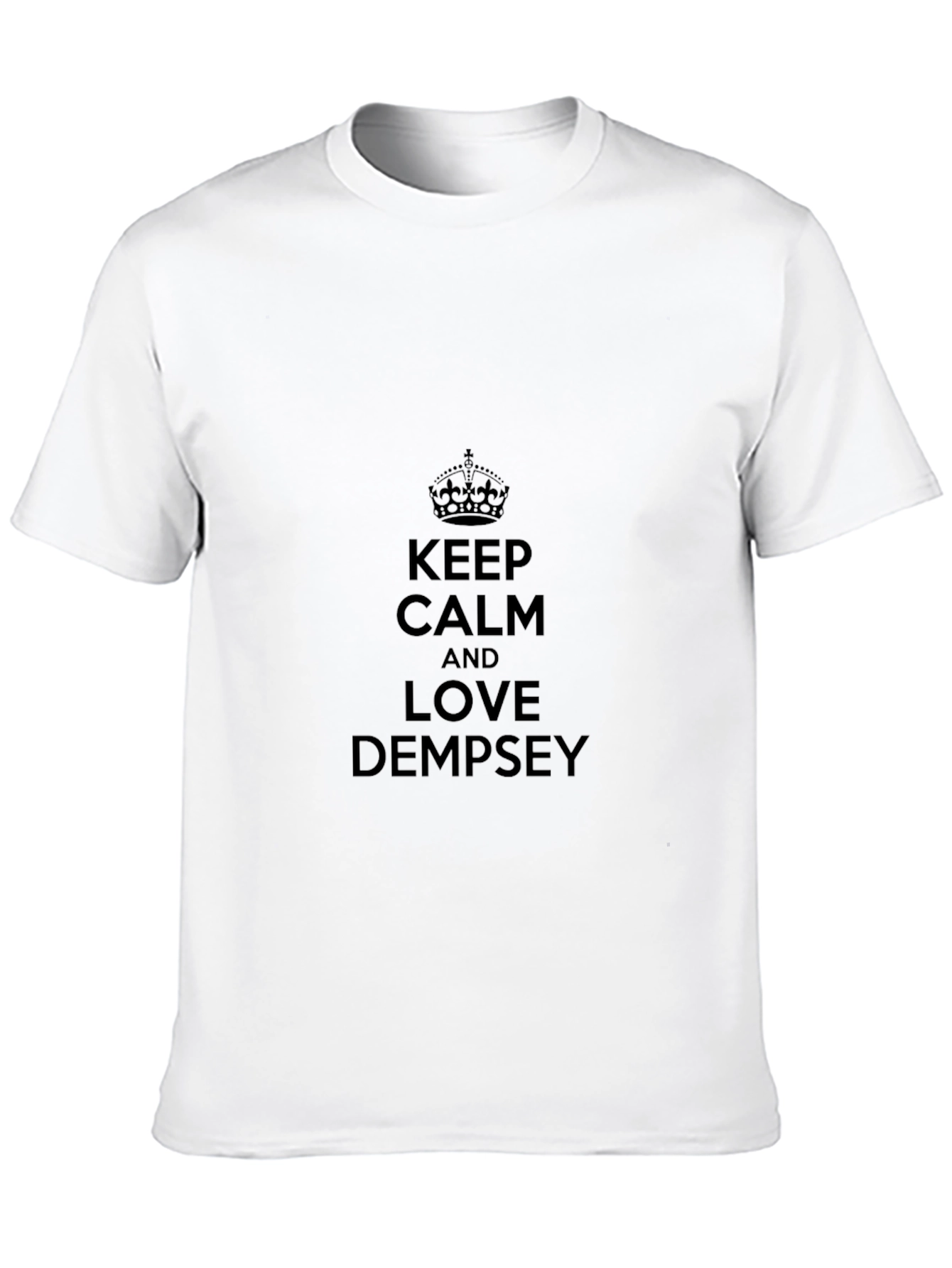 Keep Calm and Love Dempsey Black T-Shirt