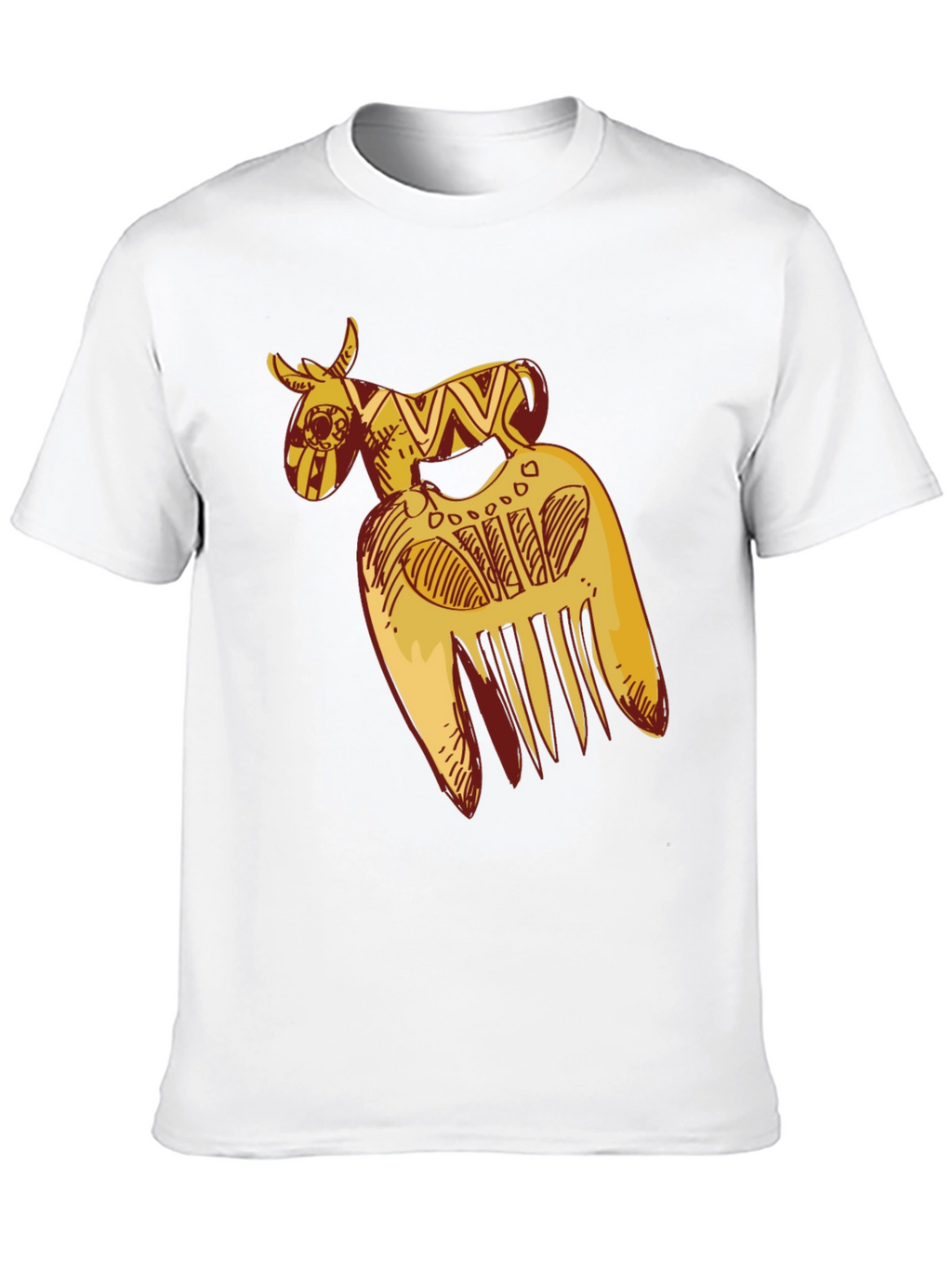 African Comb Black T-Shirt