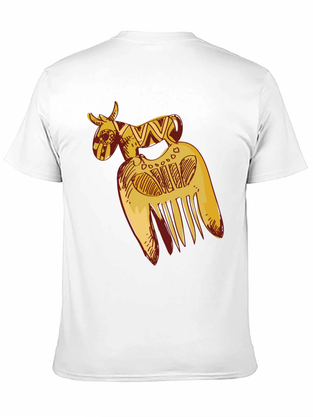 African Comb Black T-Shirt