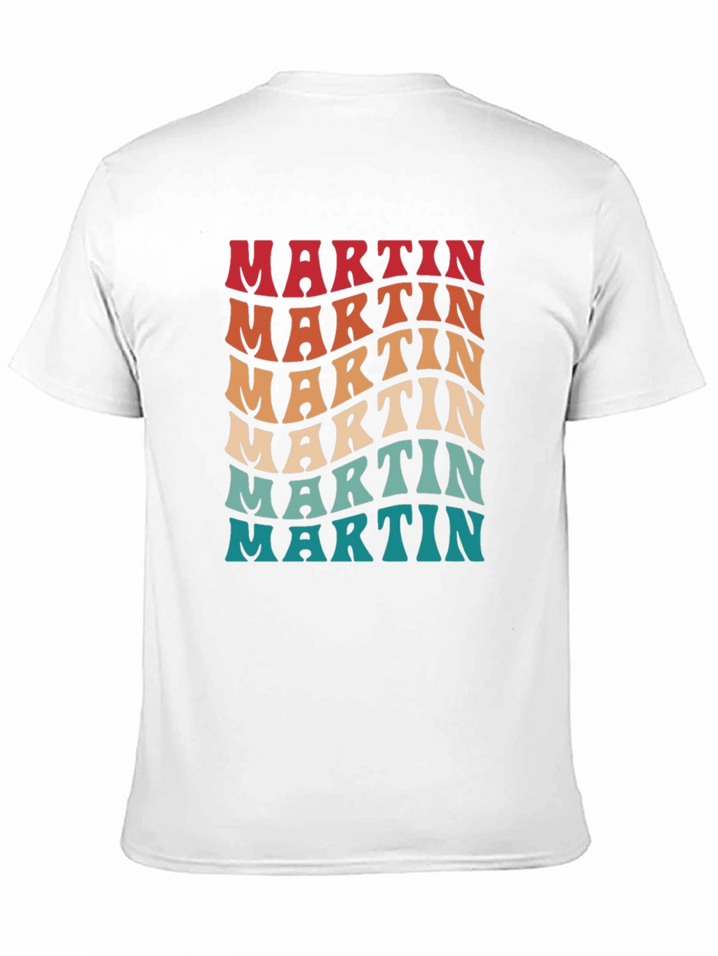 Retro Martin T-Shirt - Personalized Name Design