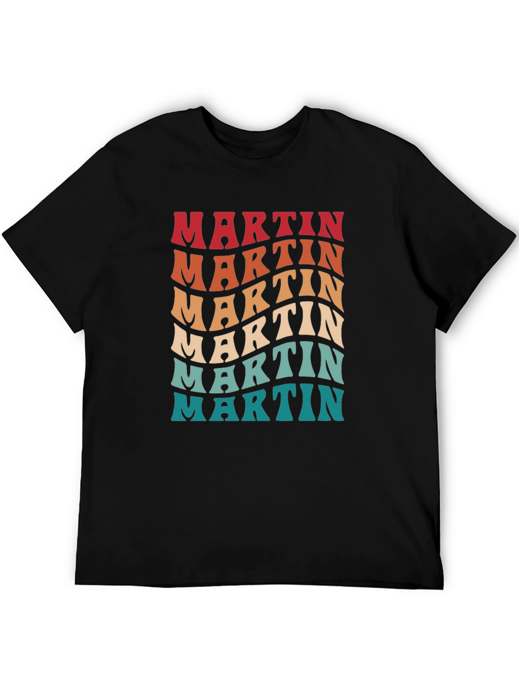 Retro Martin T-Shirt - Personalized Name Design