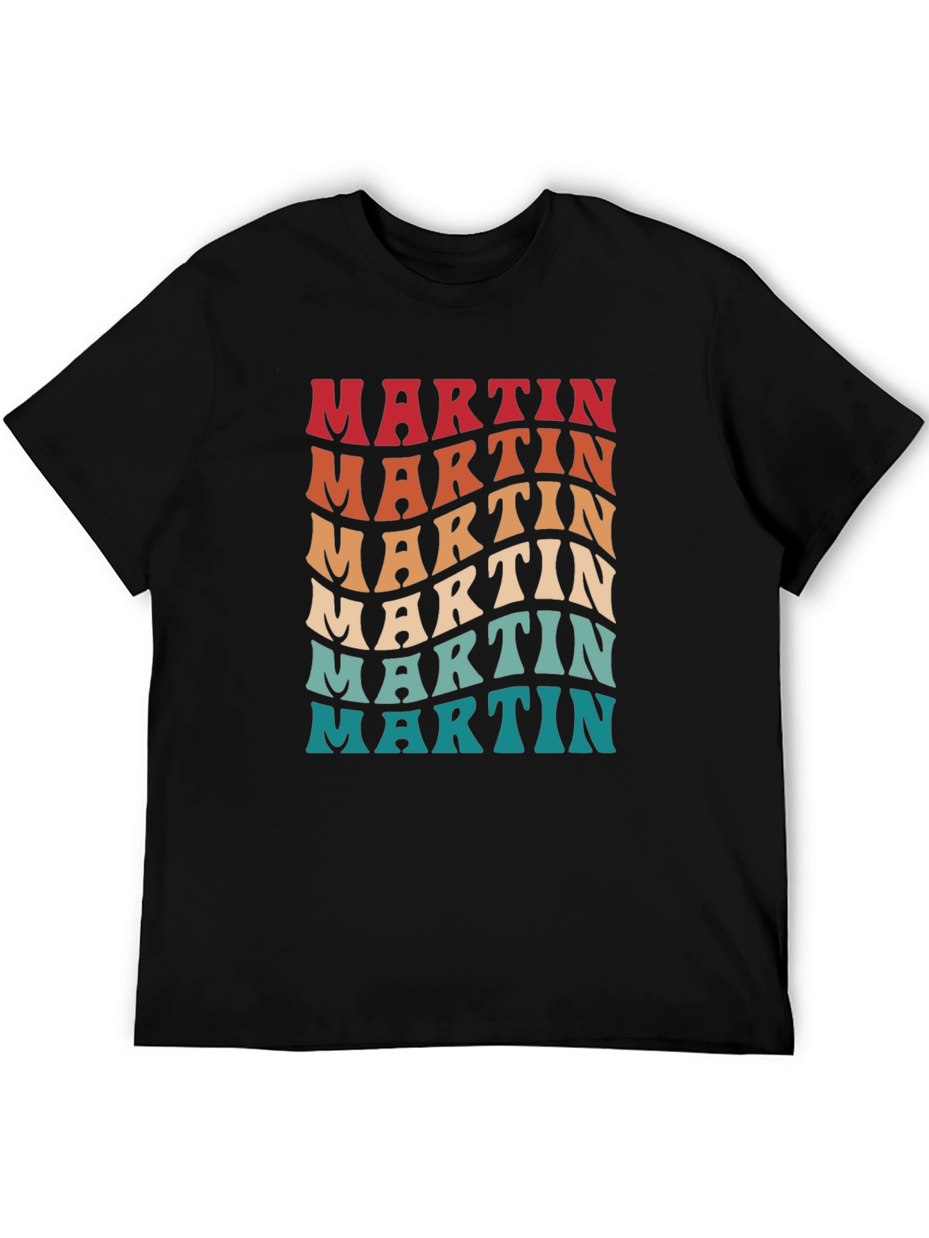 Retro Martin T-Shirt - Personalized Name Design