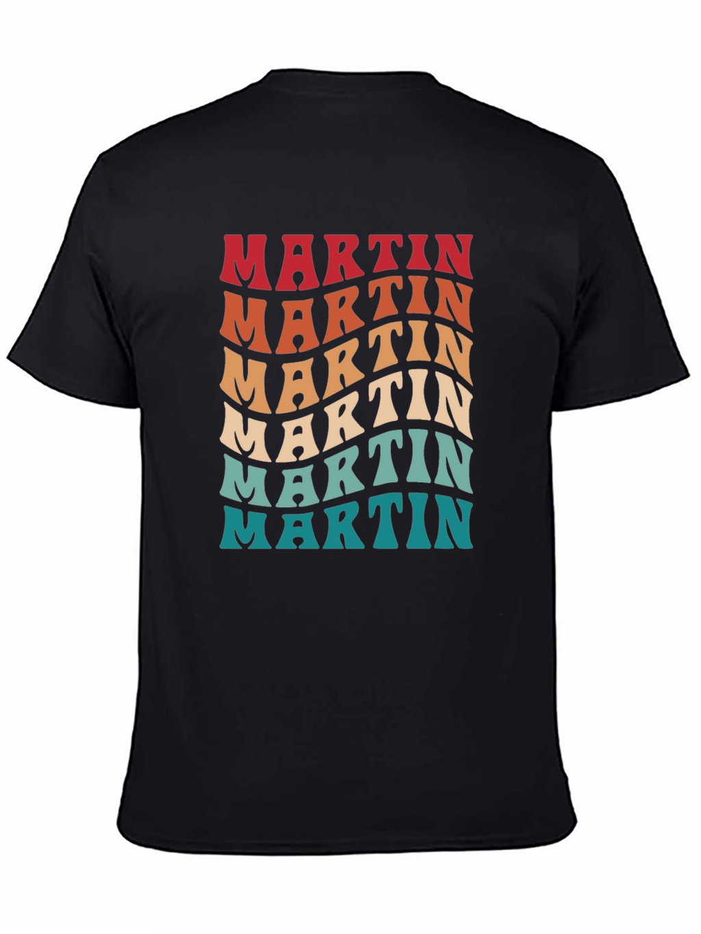 Retro Martin T-Shirt - Personalized Name Design