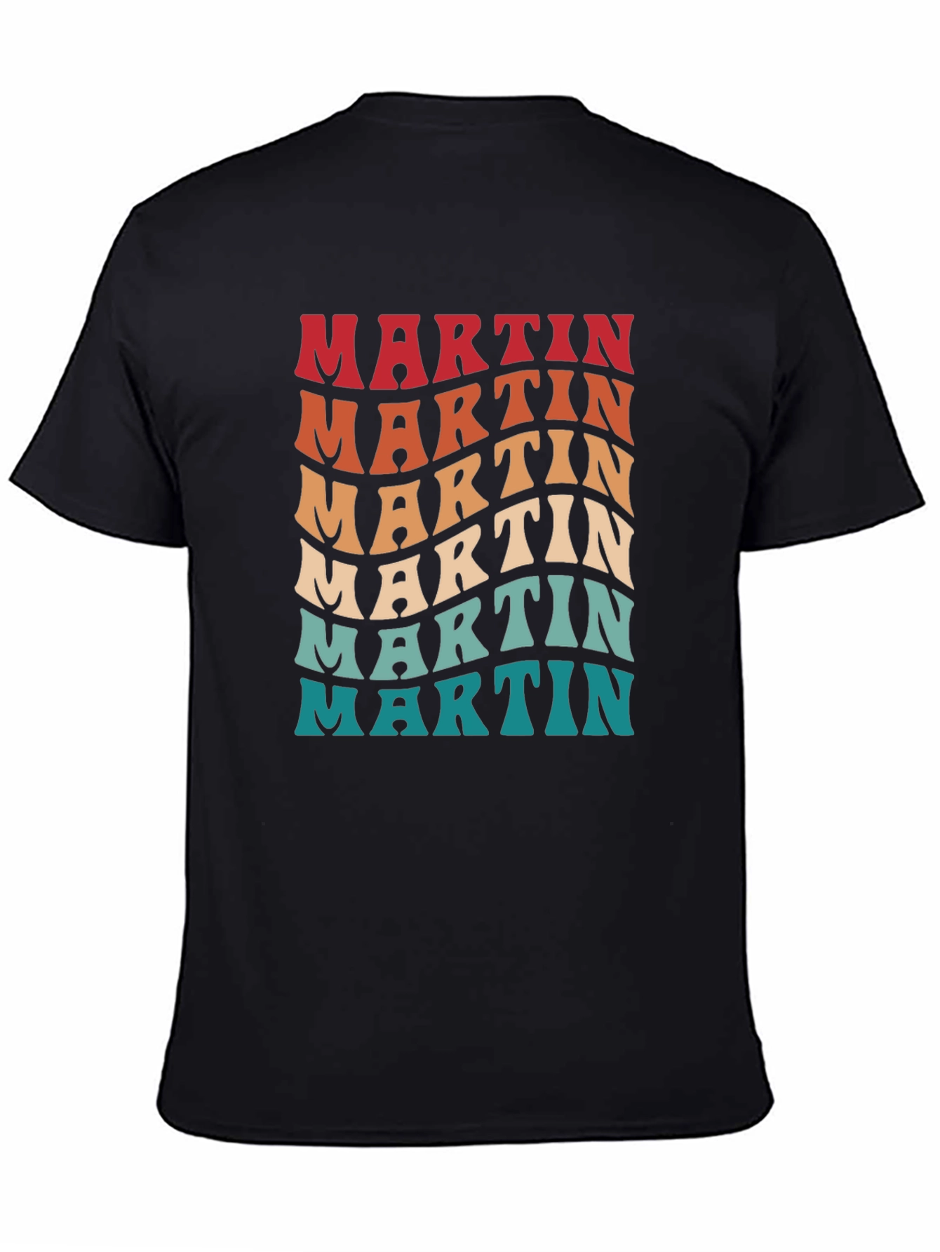 Retro Martin T-Shirt - Personalized Name Design