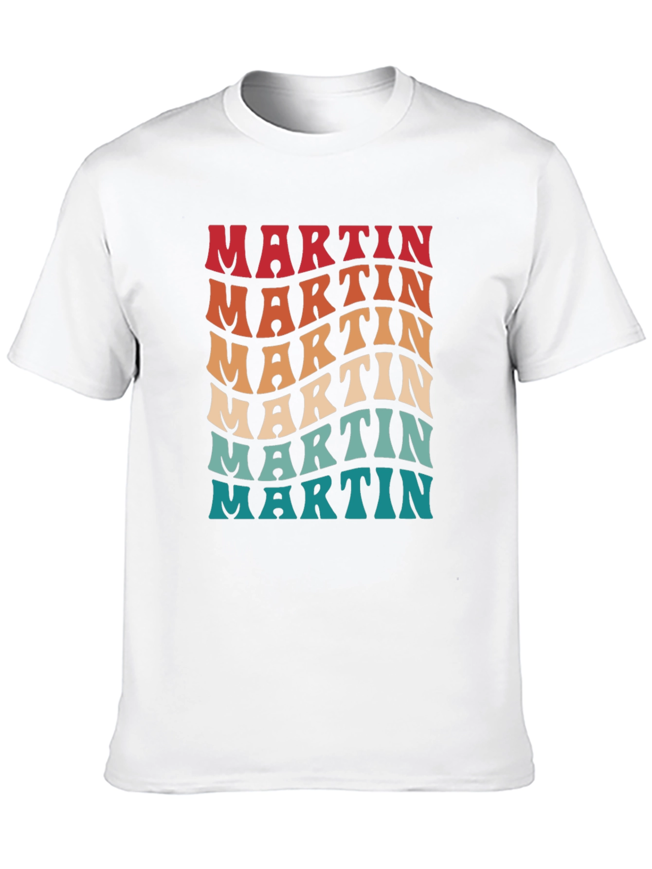 Retro Martin T-Shirt - Personalized Name Design