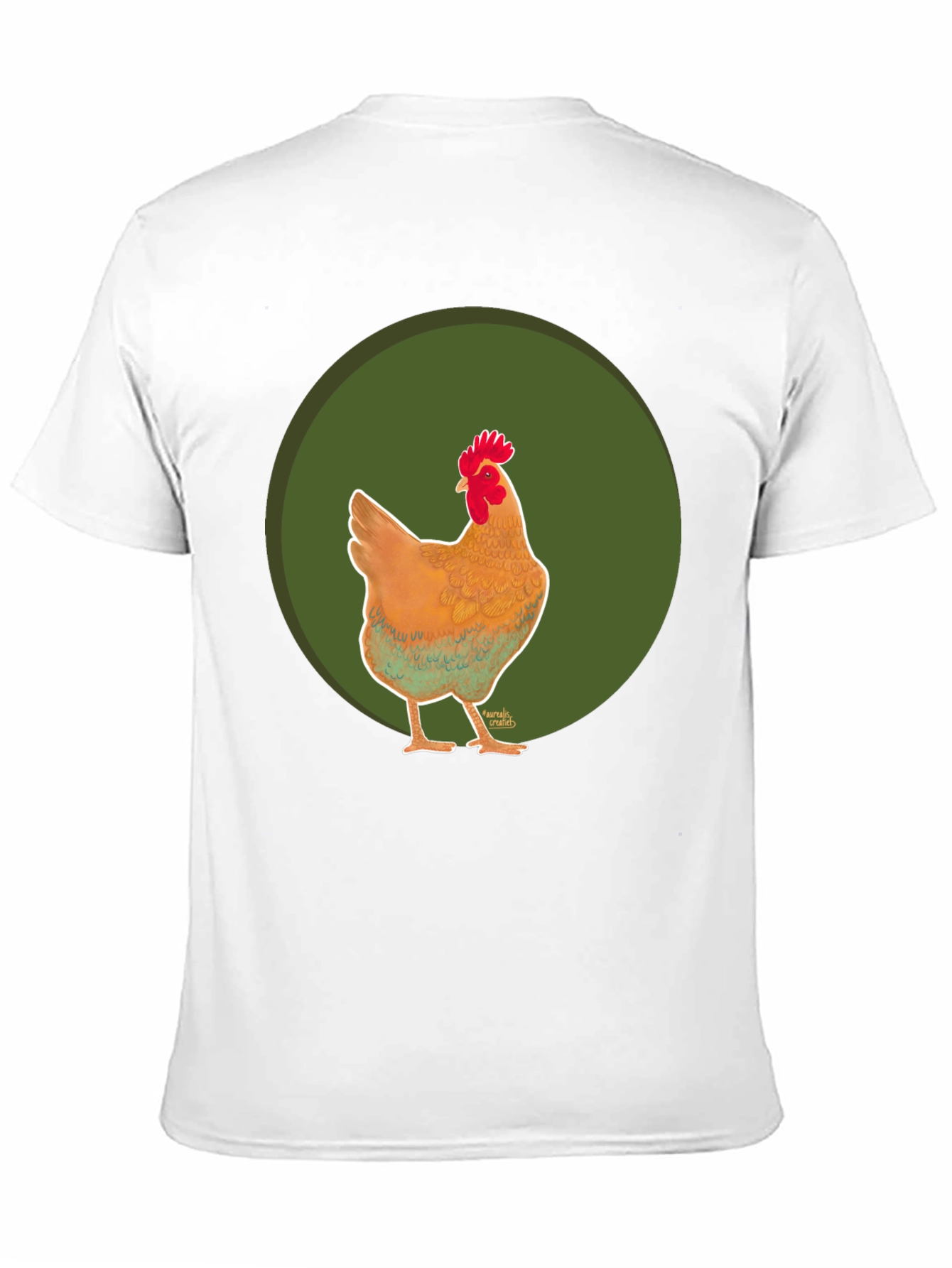 Chicken Graphic Tee - Casual Black T-Shirt