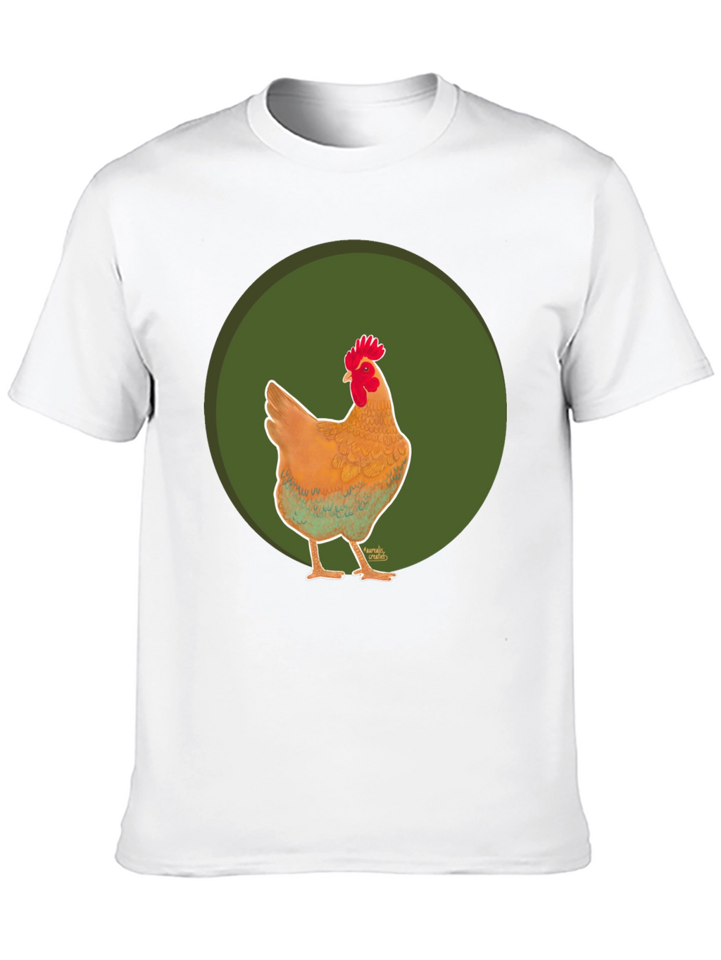 Chicken Graphic Tee - Casual Black T-Shirt