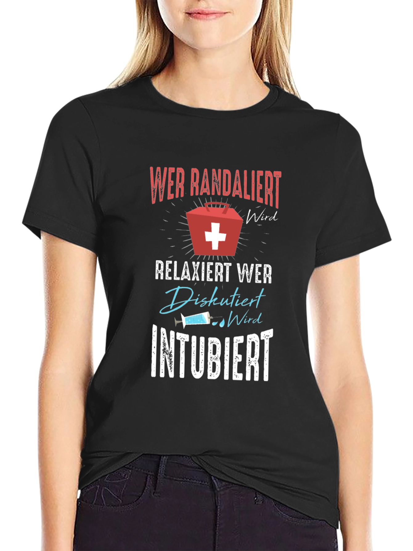 Funny Medical T-Shirt - Randalier Intubiert