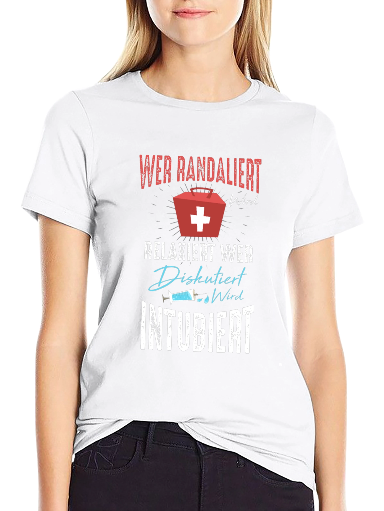 Funny Medical T-Shirt - Randalier Intubiert