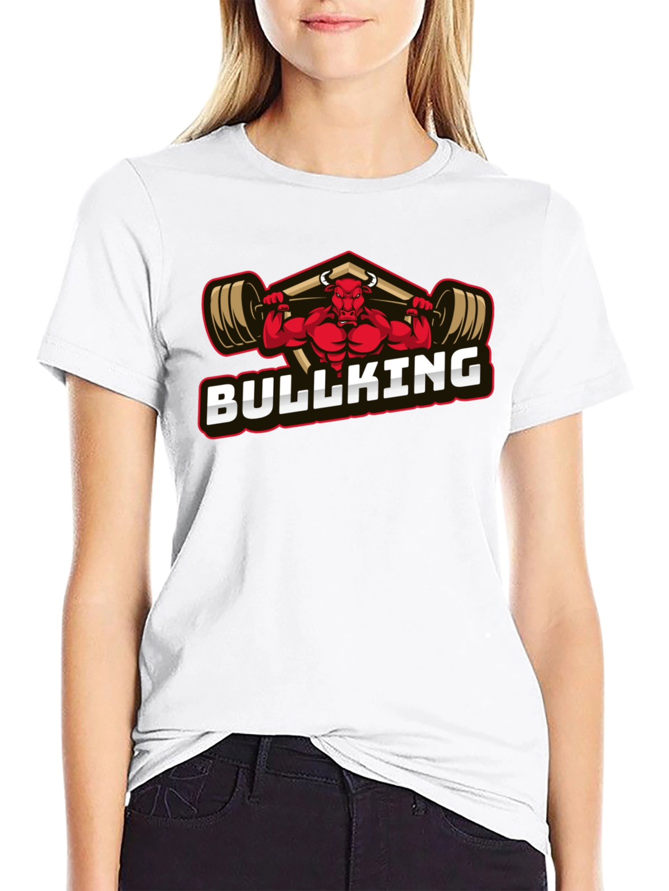 Bulking Bull Graphic Tee - Gym Beast Mode