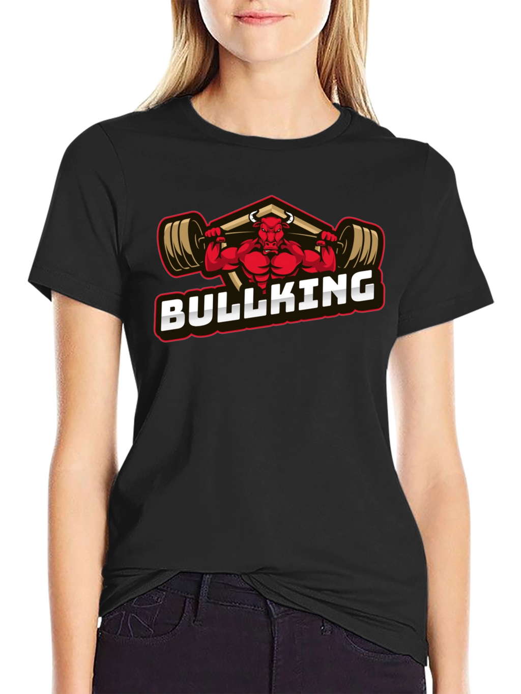 Bulking Bull Graphic Tee - Gym Beast Mode