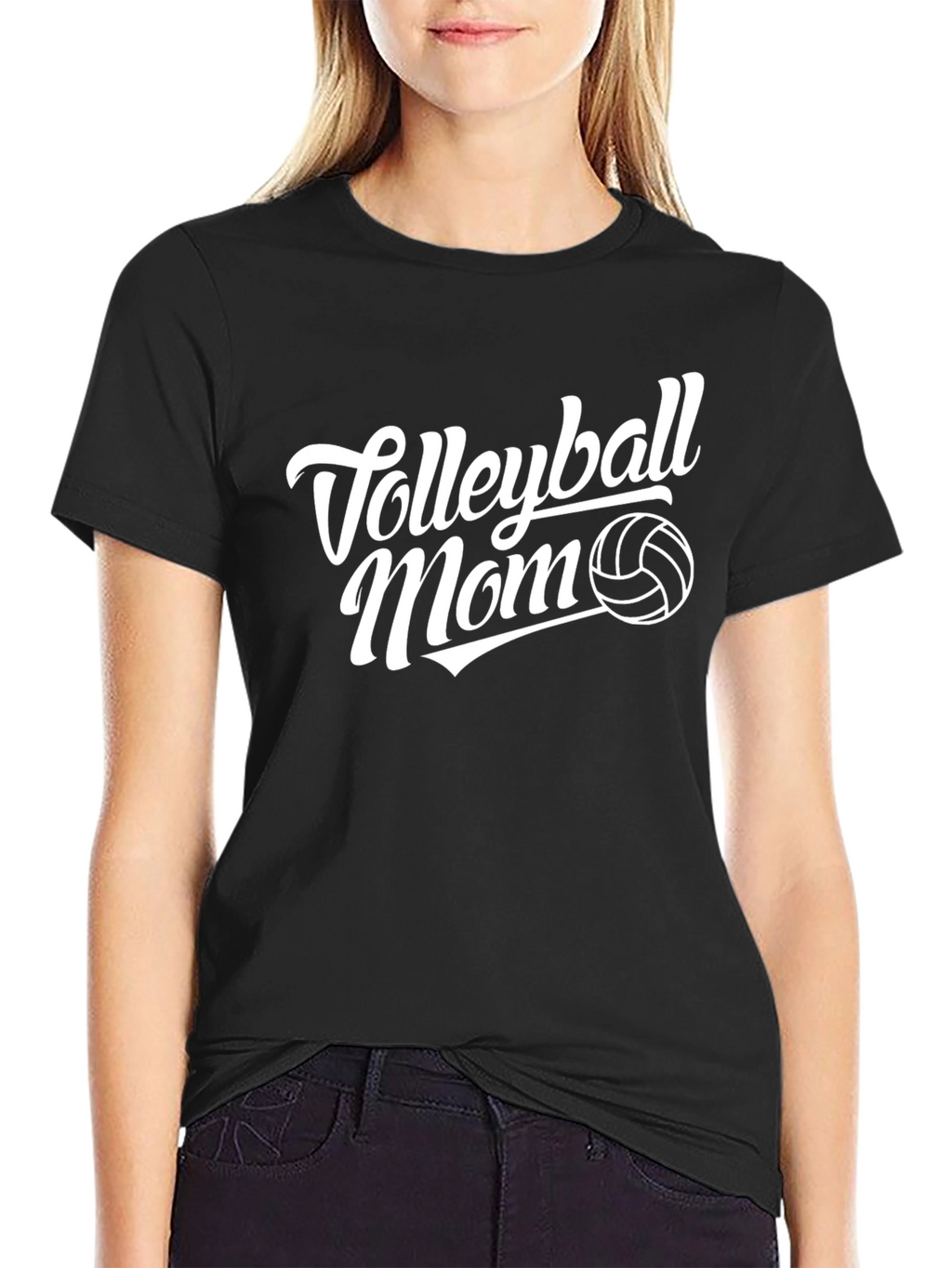 Volleyball Mom Graphic T-Shirt