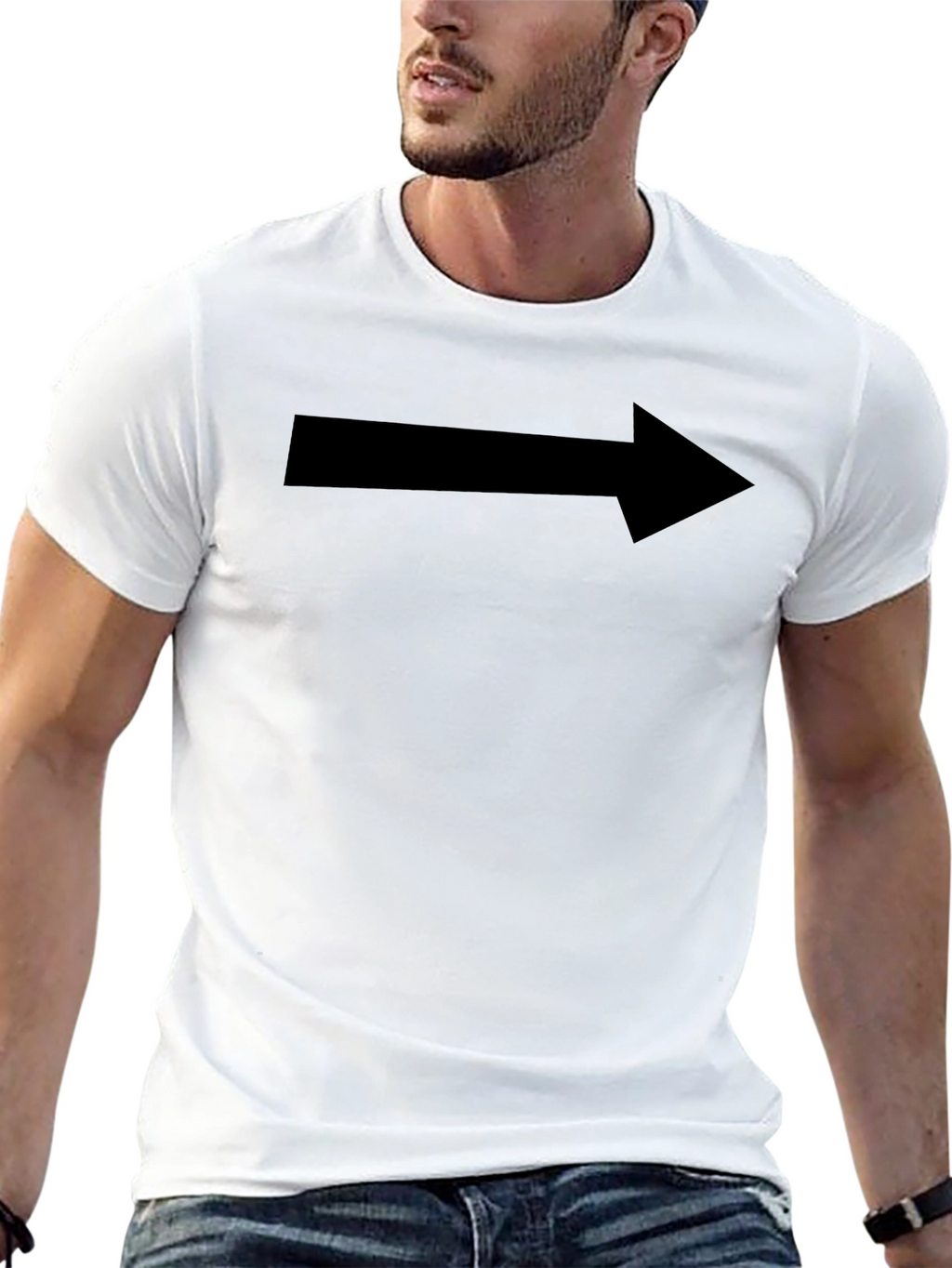 Arrow Graphic T-Shirt - Mens Black Tee