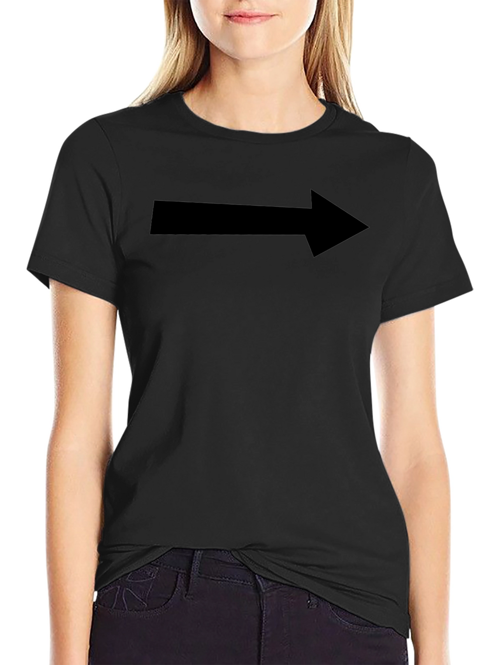 Arrow Graphic T-Shirt - Mens Black Tee
