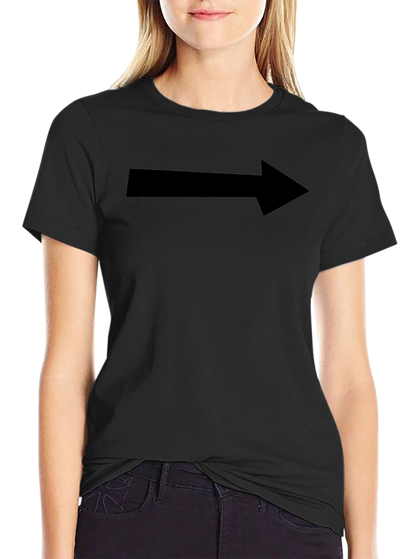 Arrow Graphic T-Shirt - Mens Black Tee
