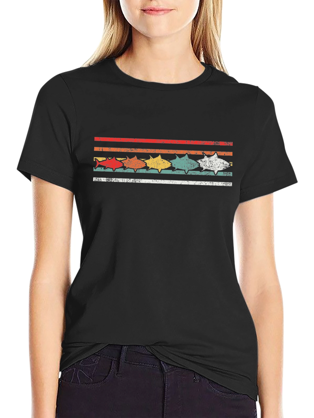 Retro Tuna Fish Graphic T-Shirt