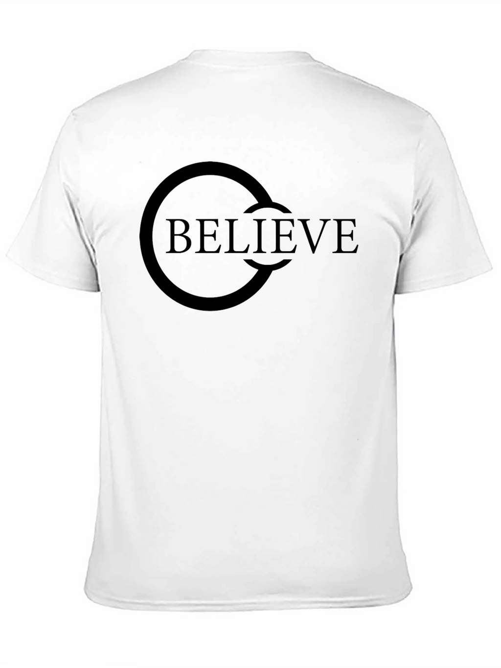 Believe Graphic Tee - Classic Black Cotton T-Shirt