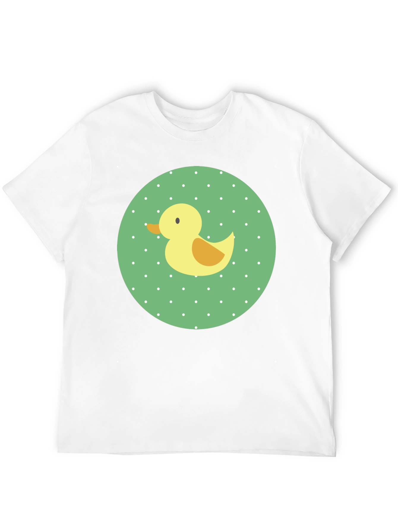 Duck Print T-Shirt - Cute Casual Top