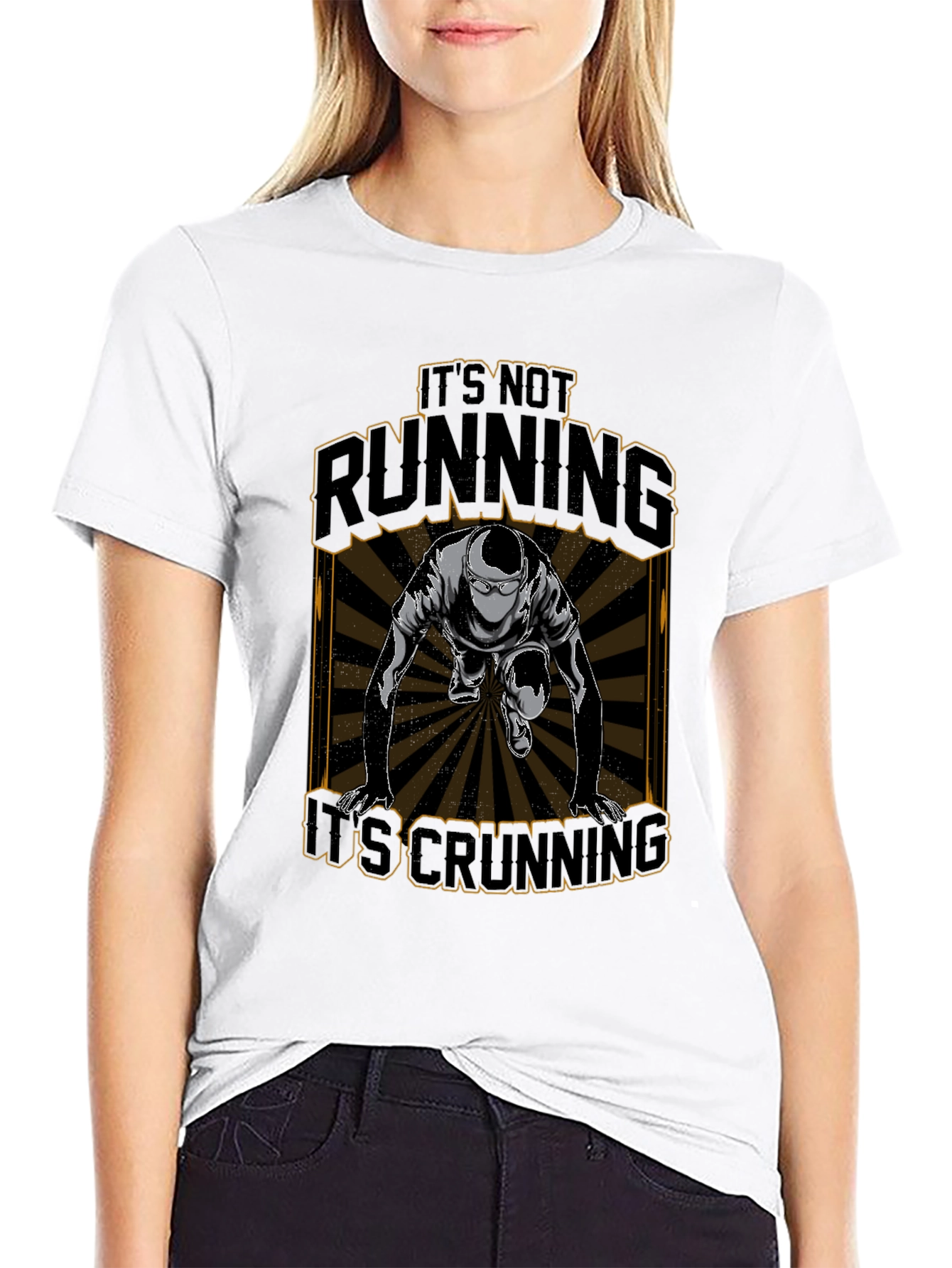 Its Not Running Its Crunning T-Shirt