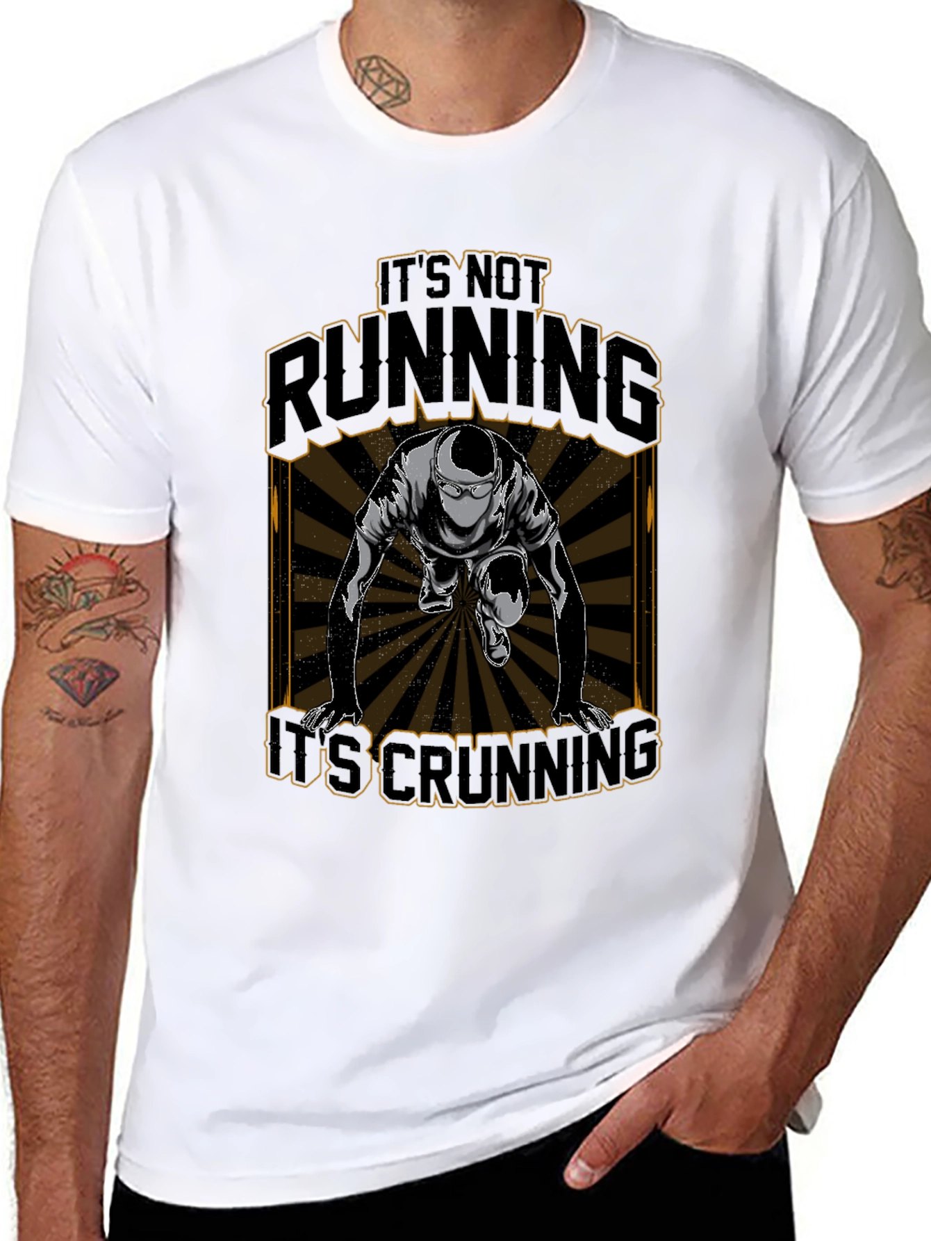 Its Not Running Its Crunning T-Shirt