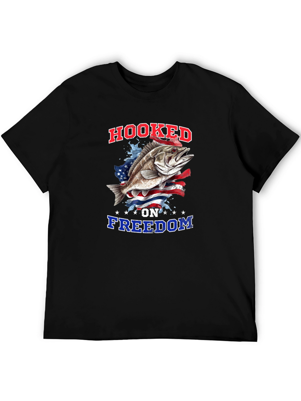 Hooked on Freedom Graphic T-Shirt