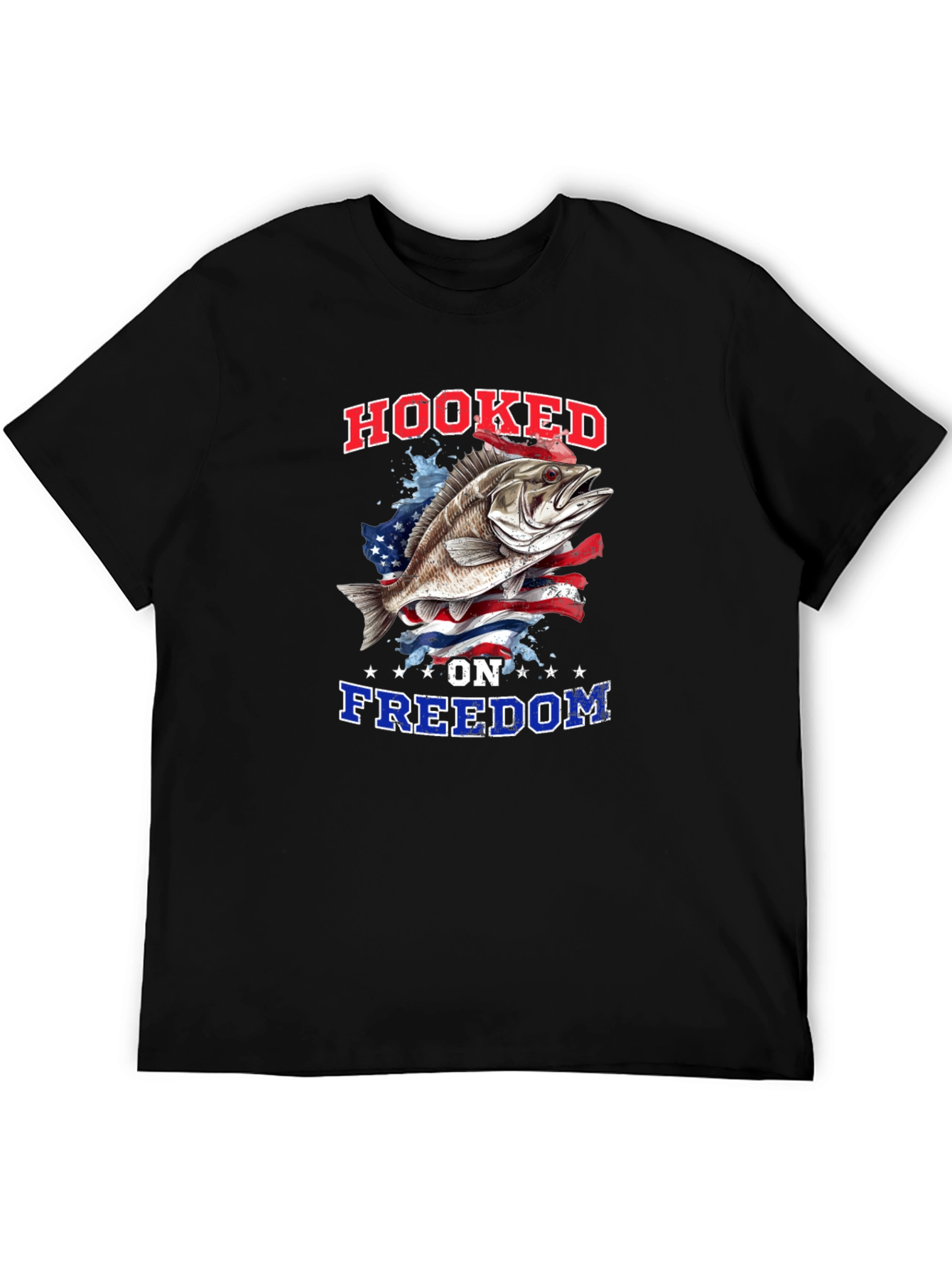 Hooked on Freedom Graphic T-Shirt