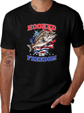 Hooked on Freedom Graphic T-Shirt